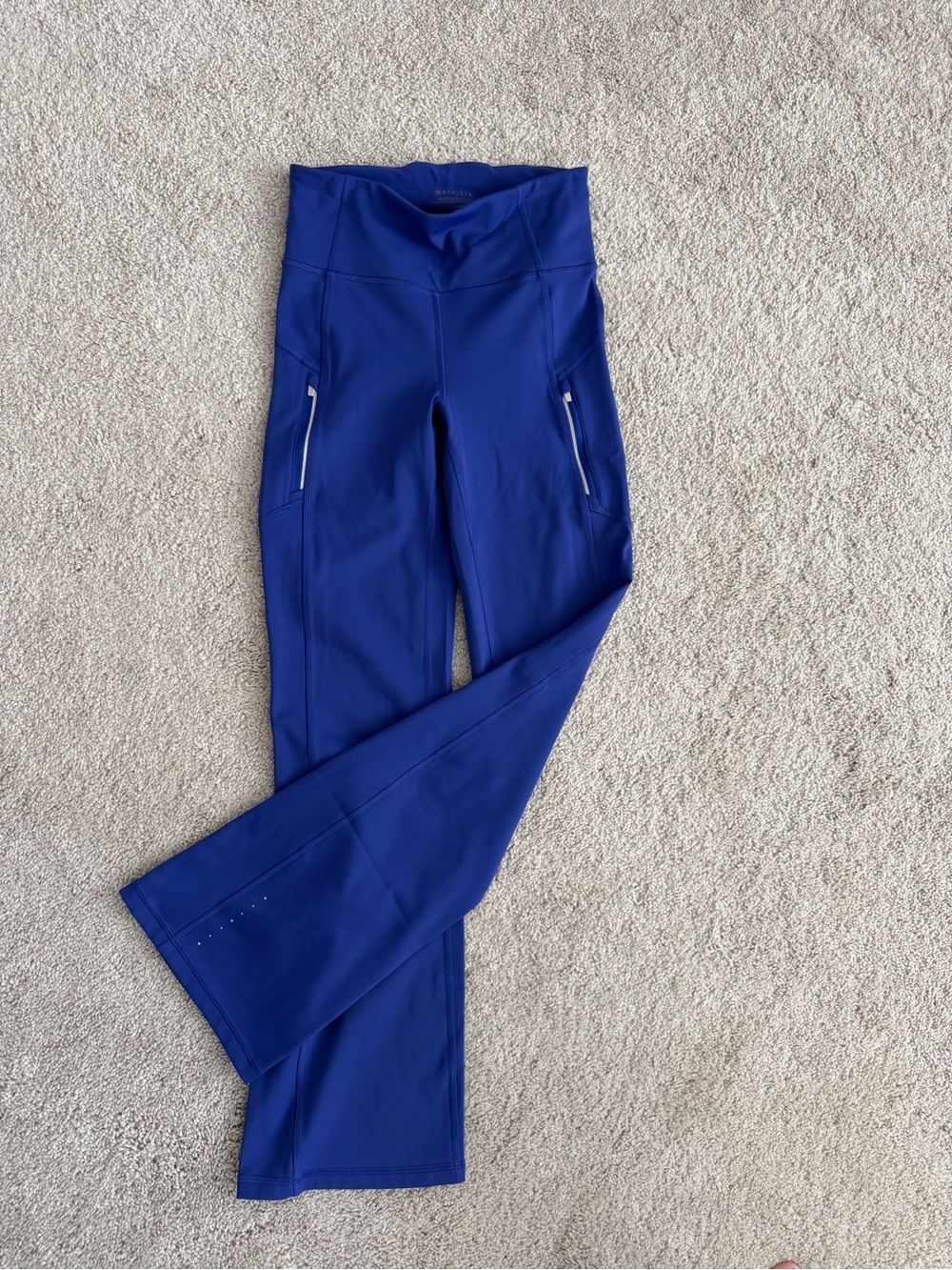 Athleta Royal Blue High-Waist Flare Bootcut Yoga Pants
